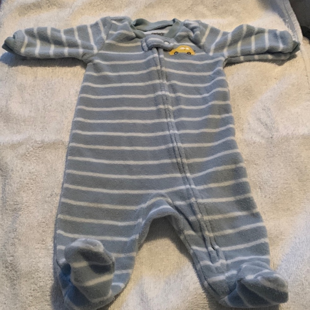 Baby one piece zipper outfit